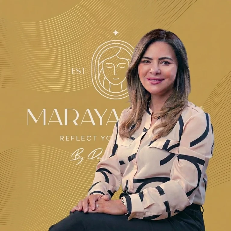 Dr Dina Khalil, the leading Consultant Dermatologist in Egypt, founder of Maraya Clinic and Dina Elite, offering premium plastic surgery, hair restoration, and non surgical aesthetics for elite patients from the GCC (Saudi Arabia, UAE, Kuwait, Qatar, Oman, Bahrain), Jordan, Sudan, and Libya