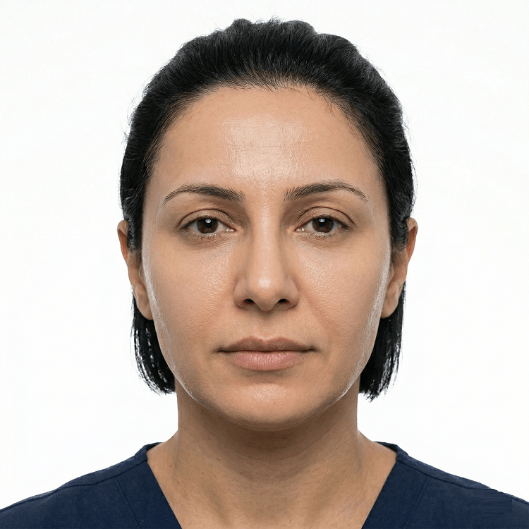 Radiant 'After' result of Skin Booster treatment at Maraya Clinic, showcasing intense hydration, smoothed fine lines, and a natural 'glass skin' glow 