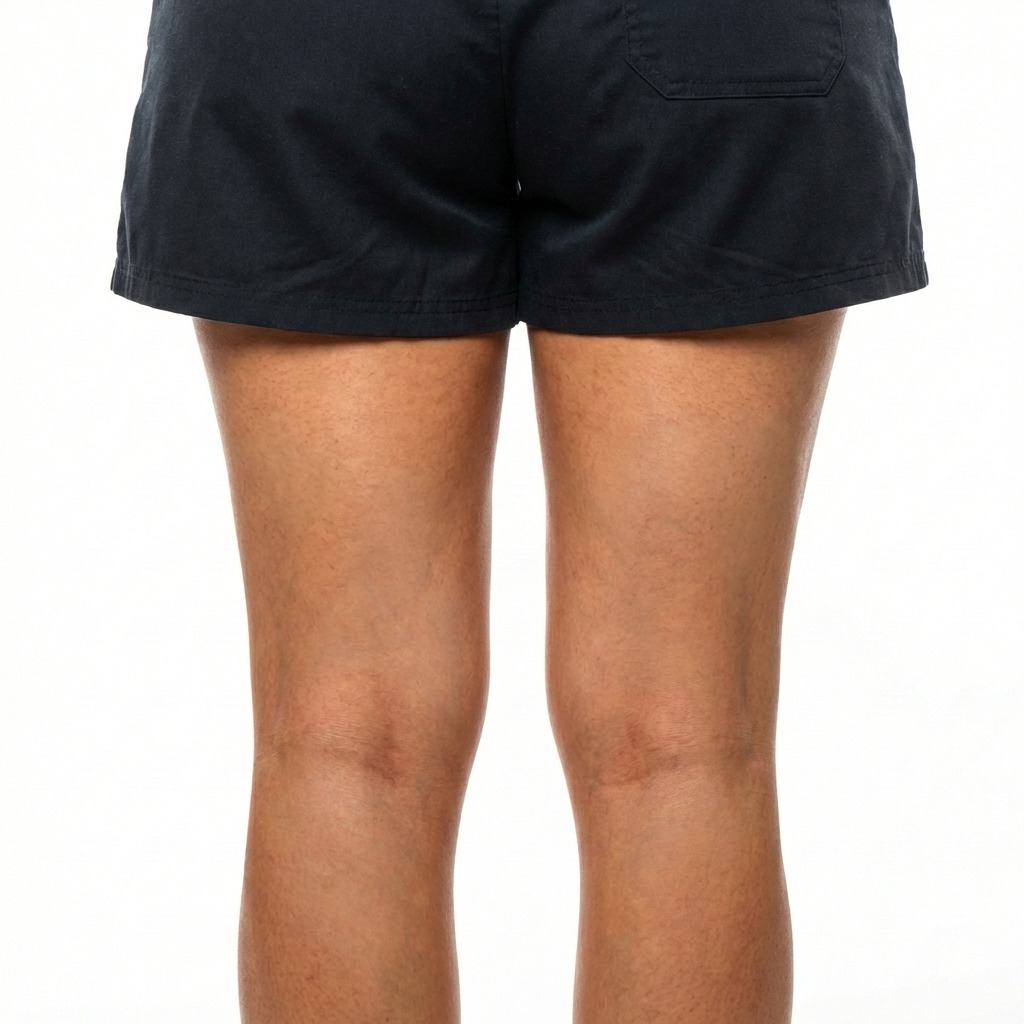 Post treatment clinical result of vascular laser therapy at Maraya Clinic, Cairo, showing complete clearance of spider veins and clear, uniform skin tone achieved by Dr  Dina Khalil for Dina Elite clients 