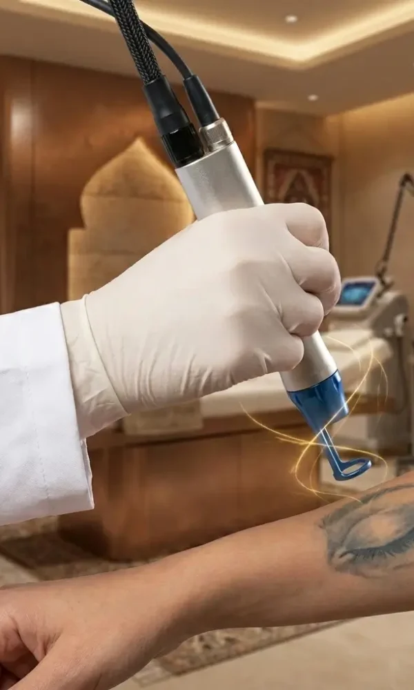 الدكتورة دينا خليل تطبق أحدث معايير الأمان لإزالة الوشم بالليزر بدون ألم أو ندبات لعام 2026 