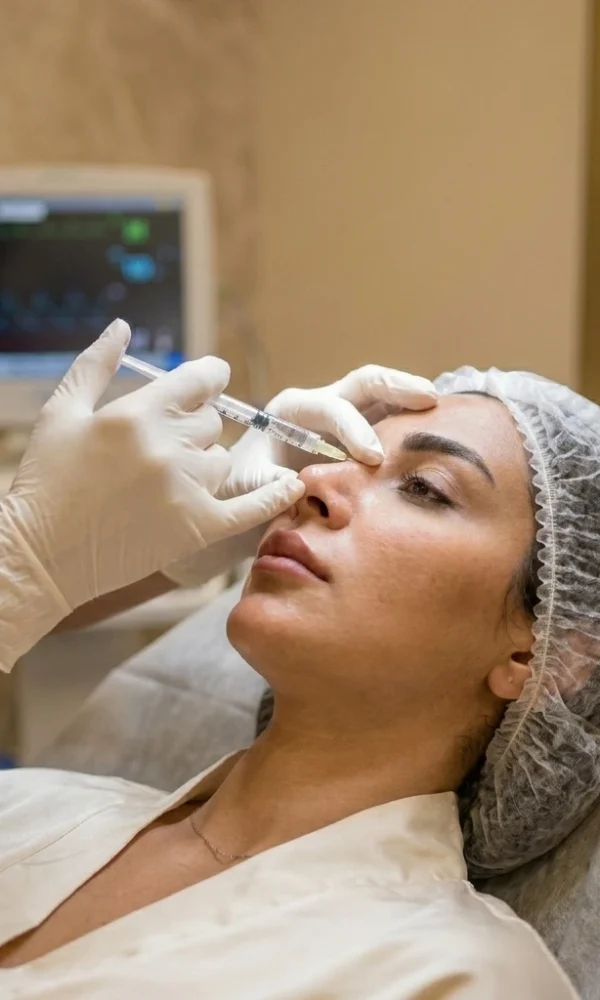 إجراء تجميل الأنف غير الجراحي باستخدام حقن الفيلر بدقة لتعديل جسر الأنف في عيادة دينا إيليت بالقاهرة  التعليق