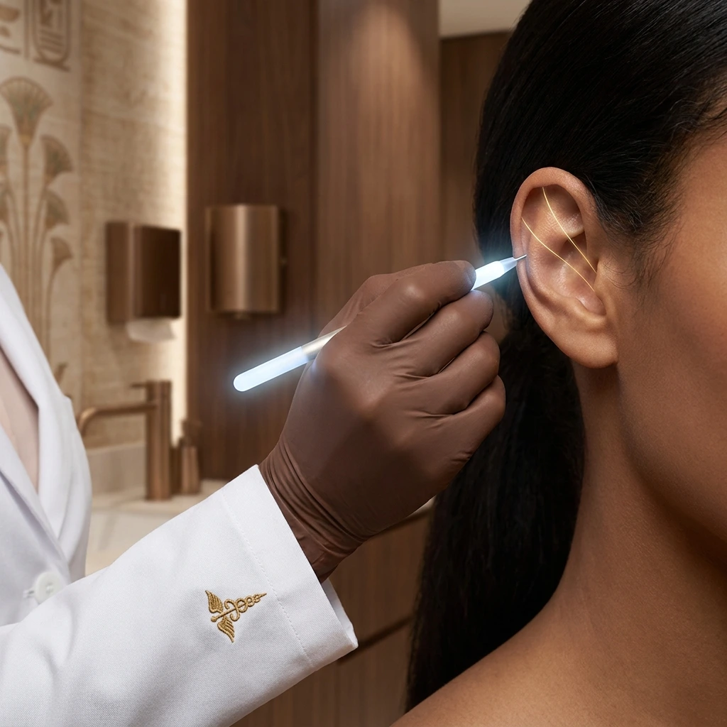 إجراء تجميل الأذن البارزة وتصحيح شكل الأذن في عيادة الدكتورة دينا خليل