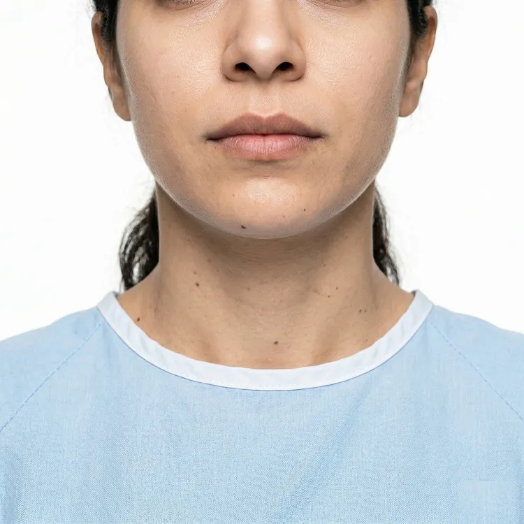 Same patient from image 86 png, now presenting with a dramatic, even toned, luminous, and flawlessly lightened skin complexion after a successful Skin Lightening treatment regimen at Maraya Clinic, Cairo, curated by Dr  Dina Khalil 