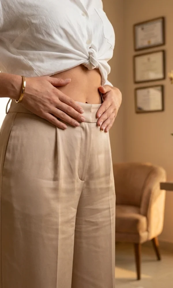 نتائج شد البطن بعد الولادة بتقنيات 2026 في عيادة دكتورة دينا خليل بالقاهرة