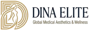 Official logo of Dina Elite   Global Medical Aesthetics & Wellness  Egypt’s premier destination for luxury medical tourism, specializing in plastic surgery, hair restoration, and dental excellence for elite patients from Saudi Arabia, UAE, Kuwait, Qatar, Oman, Bahrain, and Jordan 